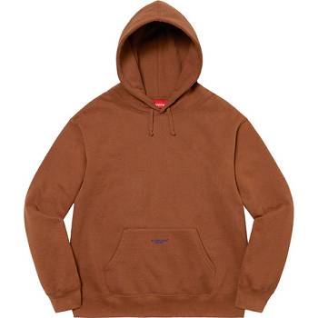 Brown Supreme Micro Logo Hoodie | Supreme 120RW